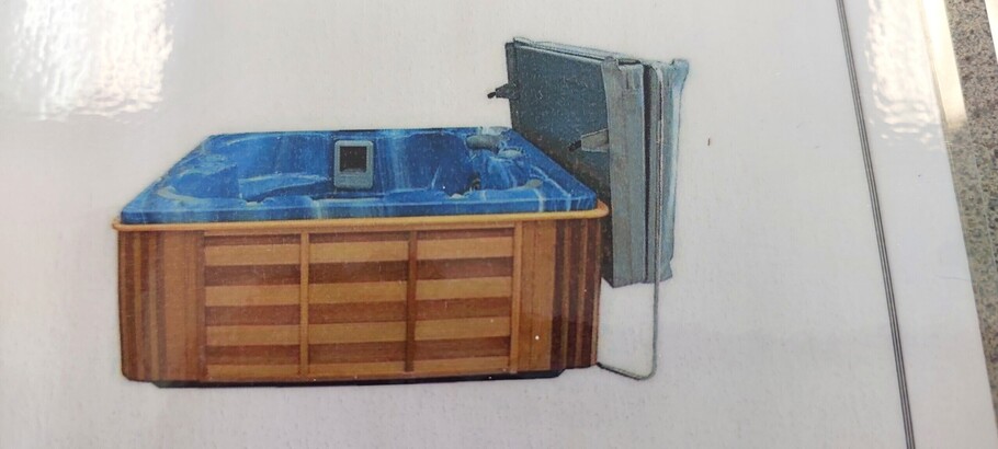 Spa Pool Covers and Cover caddies.